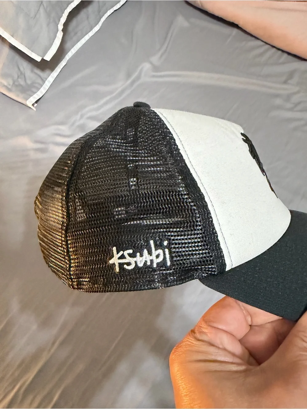 Ksubi Black & Cream 9FORTY Trucker Cap
